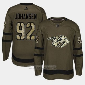 Camiseta Hockey Nashville Predators Ryan Johansen Camuflaje Salute To Service