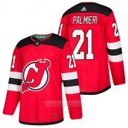 Camiseta Hockey New Jersey Devils 21 Kyle Palmieri Autentico Primera 2018 Rojo