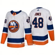 Camiseta Hockey New York Islanders 48 Connor Jones New Outfitted 2018 Blanco