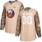 Camiseta Hockey New York Islanders Camuflaje Autentico 2017 Dia De Los Veteranos Stitched Personalizada