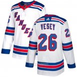 Camiseta Hockey New York Rangers 26 Jimmy Vesey Road Autentico Blanco