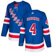 Camiseta Hockey New York Rangers 4 Ron Greschner Primera Autentico Azul