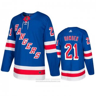 Camiseta Hockey New York Rangers Brett Howden Primera Azul