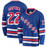 Camiseta Hockey New York Rangers Mike Gartner Premier Breakaway Retired Azul