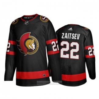 Camiseta Hockey Ottawa Senators Nikita Zaitsev Primera 2020-21 Negro