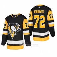 Camiseta Hockey Pittsburgh Penguins 72 Patric Hornqvist Primera Autentico Jugador Negro