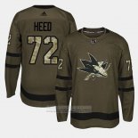 Camiseta Hockey San Jose Sharks Tim Heed Camuflaje Salute To Service