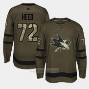 Camiseta Hockey San Jose Sharks Tim Heed Camuflaje Salute To Service