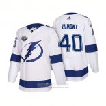 Camiseta Hockey Tampa Bay Lightning 40 Gabriel Dumont 2018 Blanco