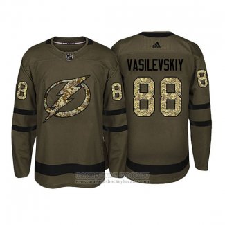 Camiseta Hockey Tampa Bay Lightning Andrei Vasilevskiy Camuflaje Salute To Service