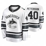 Camiseta Hockey Vancouver Canucks Elias Pettersson 2019 All Star Blanco