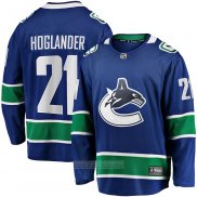 Camiseta Hockey Vancouver Canucks Nils Hoglander Primera Premier Breakaway Azul