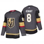 Camiseta Hockey Vegas Golden Knights Griffin Reinhart Primera Autentico Jugador Gris