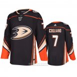 Camiseta Hockey Anaheim Ducks Andrew Cogliano Primera Negro