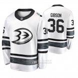 Camiseta Hockey Anaheim Ducks John Gibson 2019 All Star Blanco