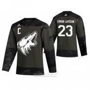 Camiseta Hockey Arizona Coyotes Oliver Ekman Larsson 2019 Dia De Los Veteranos Camuflaje