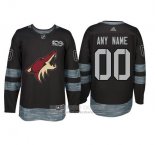 Camiseta Hockey Arizona Coyotes Personalizada Negro