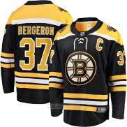 Camiseta Hockey Boston Bruins Patrice Bergeron Primera Breakaway Negro