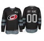 Camiseta Hockey Carolina Hurricanes Personalizada Negro