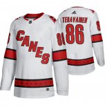 Camiseta Hockey Carolina Hurricanes Teuvo Teravainen Segunda Autentico Blanco