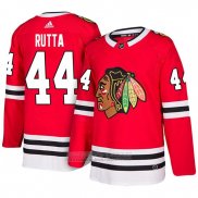 Camiseta Hockey Chicago Blackhawks Jan Rutta Primera Rojo