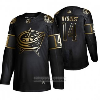 Camiseta Hockey Columbus Blue Jackets Gustav Nyquist Golden Edition