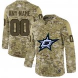 Camiseta Hockey Dallas Stars 2019 Personalizada Camuflaje