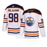 Camiseta Hockey Edmonton Oilers Jesse Puljujarvi Segunda Blanco