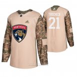 Camiseta Hockey Florida Panthers Vincent Trocheck Dia De Los Veteranos Camuflaje