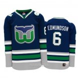 Camiseta Hockey Hartford Whalers Joel Edmundson Heritage Throwback Azul