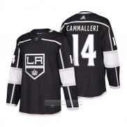 Camiseta Hockey Los Angeles Kings 14 Michael Cammalleri Autentico Primera 2018 Negro