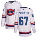 Camiseta Hockey Montreal Canadiens 67 Pacioretty Blanco