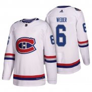 Camiseta Hockey Montreal Canadiens 6 Shea Weber Blanco