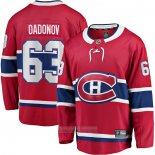 Camiseta Hockey Montreal Canadiens Evgenii Dadonov Primera Breakaway Rojo