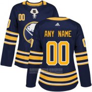 Camiseta Hockey Mujer Buffalo Sabres Primera Personalizada Azul