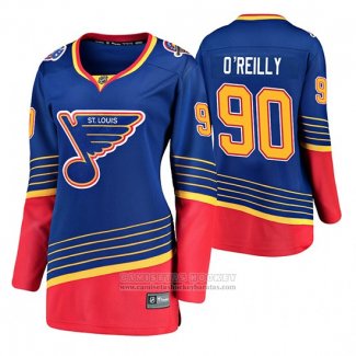 Camiseta Hockey Mujer St. Louis Blues Primera Alex Pietrangelo Stanley Cup Final Azul