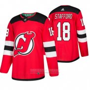 Camiseta Hockey New Jersey Devils Drew Stafford Primera Rojo