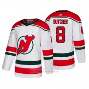 Camiseta Hockey New Jersey Devils Will Butcher Alterno Autentico Blanco