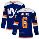 Camiseta Hockey New York Islanders 6 Ryan Pulock Autentico Alterno Azul