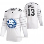 Camiseta Hockey New York Islanders Barzal Autentico 2020 All Star Blanco