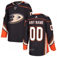 Camiseta Hockey Nino Anaheim Ducks Primera Personalizada Negro