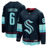 Camiseta Hockey Seattle Kraken Adam Larsson Primera Breakaway Azul