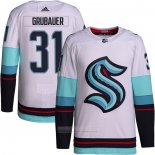 Camiseta Hockey Seattle Kraken Philipp Grubauer Segunda Autentico Blanco