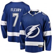 Camiseta Hockey Tampa Bay Lightning Haydn Fleury Primera Premier Breakaway Azul