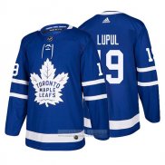 Camiseta Hockey Toronto Maple Leafs 19 Joffrey Lupul Primera 2017-2018 Azul