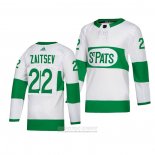 Camiseta Hockey Toronto Maple Leafs 22 Nikita Zaitsev Road Blanco