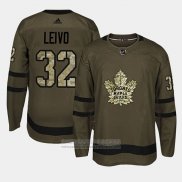 Camiseta Hockey Toronto Maple Leafs Josh Leivo Camuflaje Salute To Service