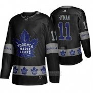 Camiseta Hockey Toronto Maple Leafs Zach Hyman Team Logo Fashion