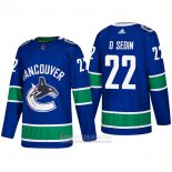 Camiseta Hockey Vancouver Canucks 22 Daniel Sedin Primera Premier 2017-2018 Azul