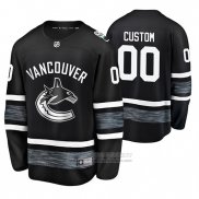 Camiseta Hockey Vancouver Canucks Personalizada 2019 All Star Negro